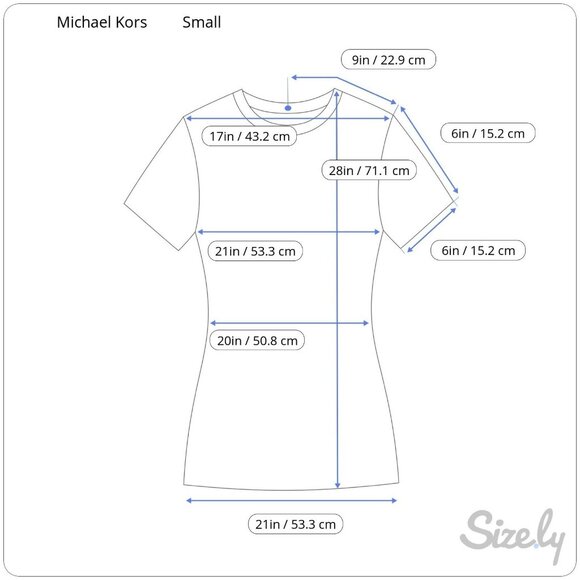 Michael Kors Relaxed Fit Round Neck Short Sleeve Pullover Top Blouse Women's S - Picture 9 of 9